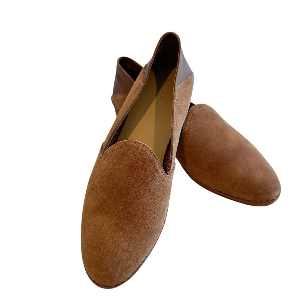 Soludos Brown Suede Slip-On Loafers